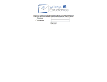 Tablet Screenshot of estudiantes.ucbscz.edu.bo